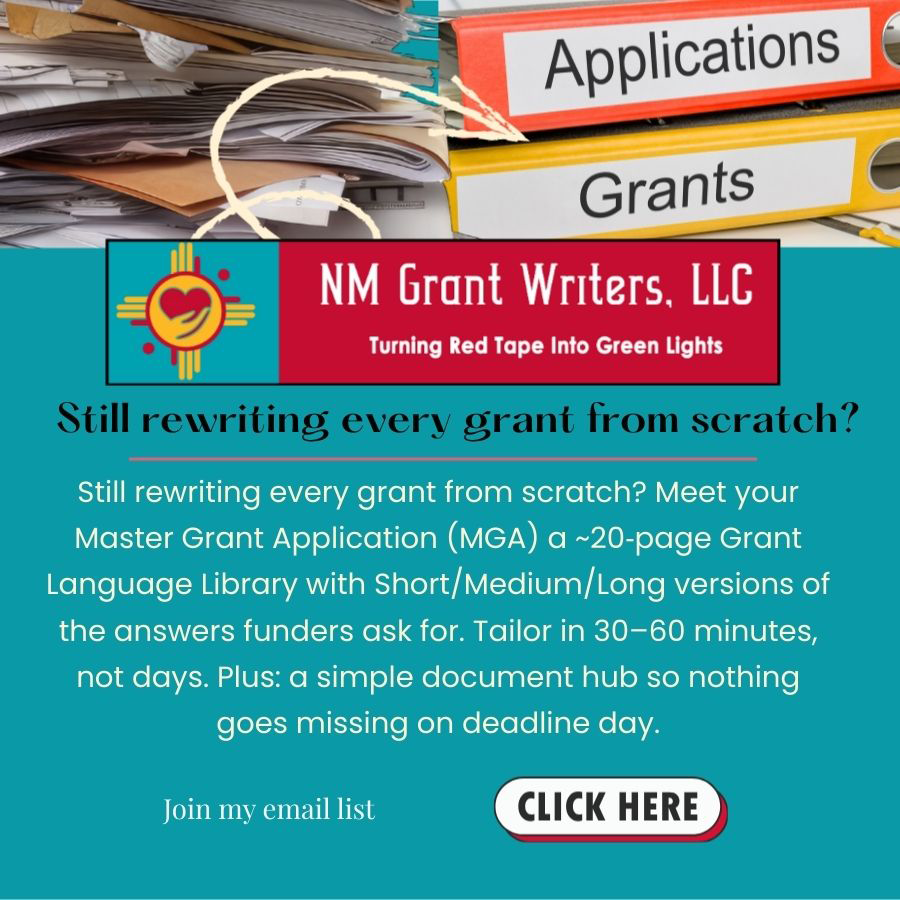 Your Master Grant Application Your New Grant Superpower-Win-With-Gwen-NM-Grant-Writers-LLC
