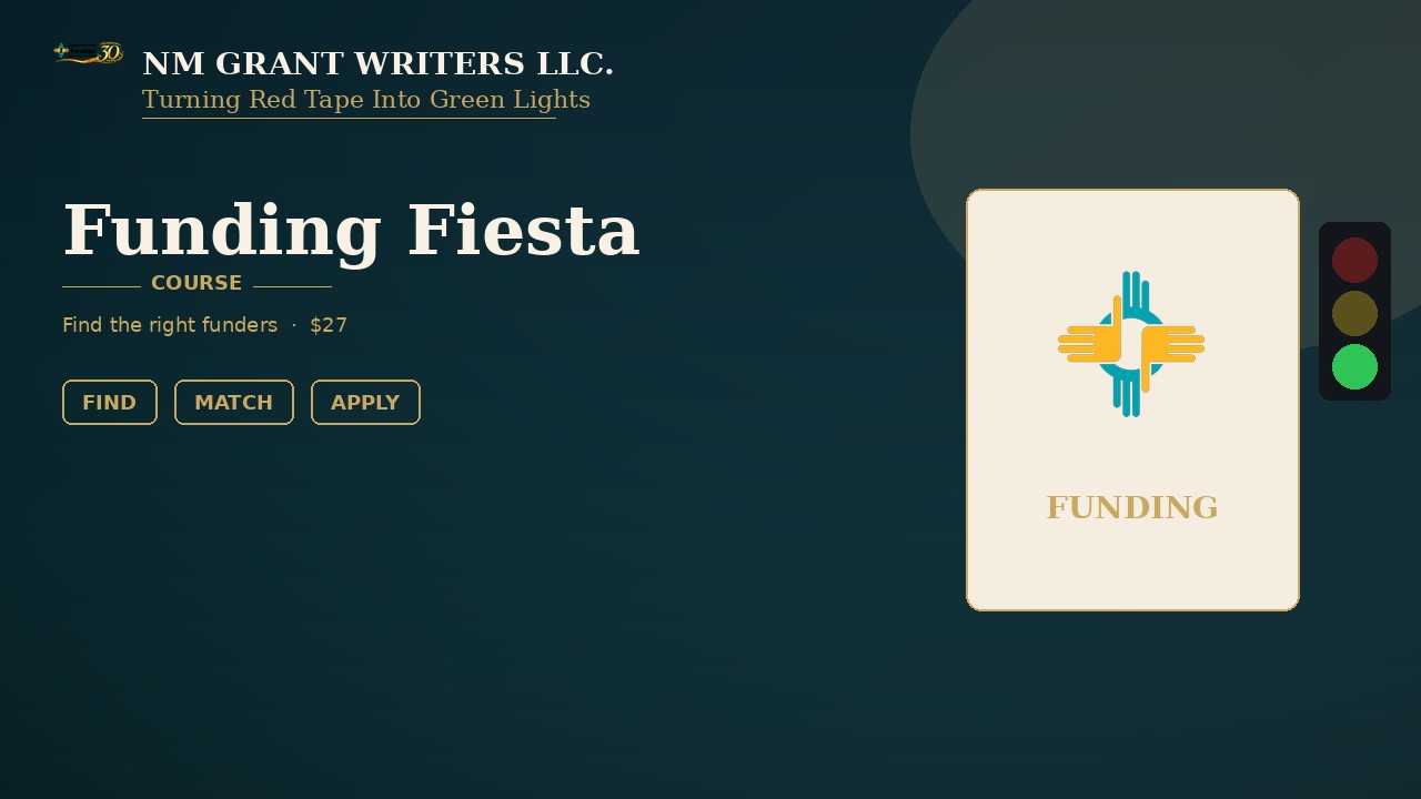 Funding Fiesta Course Card