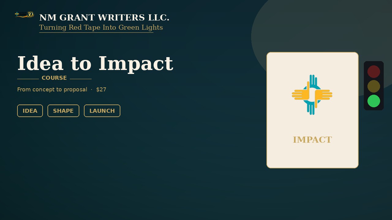 Idea to Impact Course Card