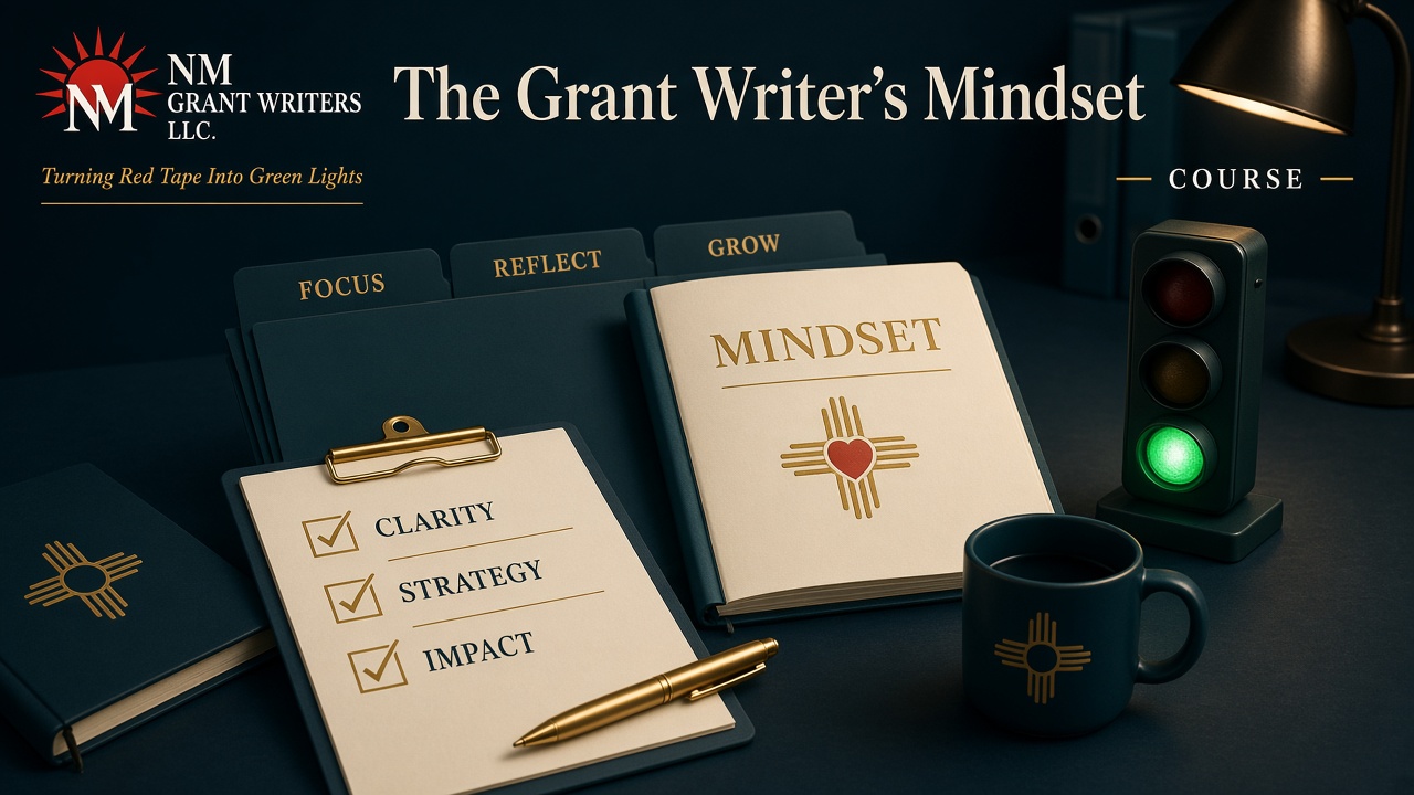 The Grant Writer's Mindset Course Card